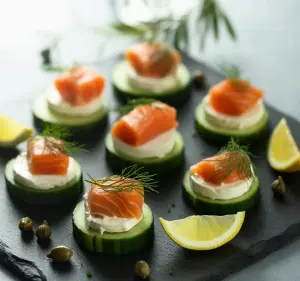 Canapés de Salmão